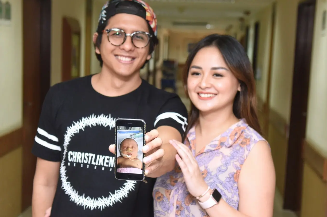 Joanna Alexandra dan suami. (Adrian Putra/Bintang.com)