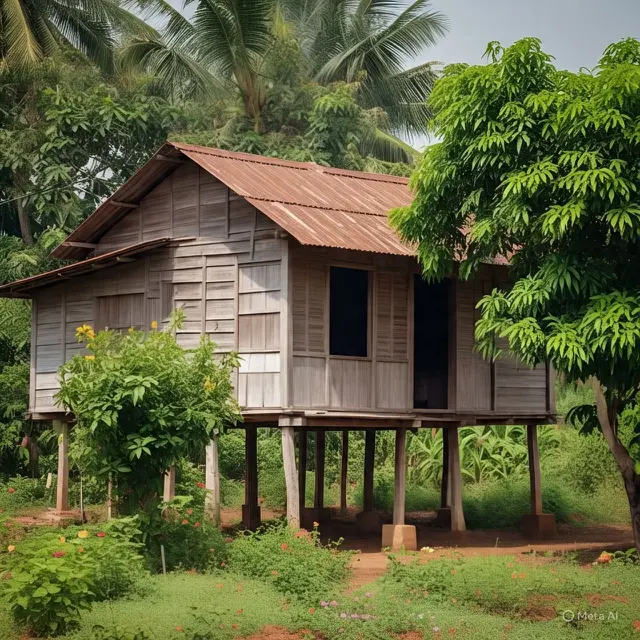 Rumah Sederhana di Kebun