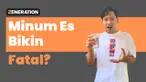 Beredar di media sosial postingan video yang mengklaim ada penyakit fatal yang mengintai jika minum air es setiap hari. Apakah benar?