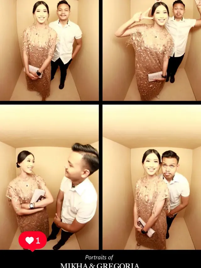 Tamu Resepsi Mikha Angelo dan Gregoria Mariska Tunjung.