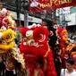 Atraksi Barongsai (REUTERS/Erik De Castro)