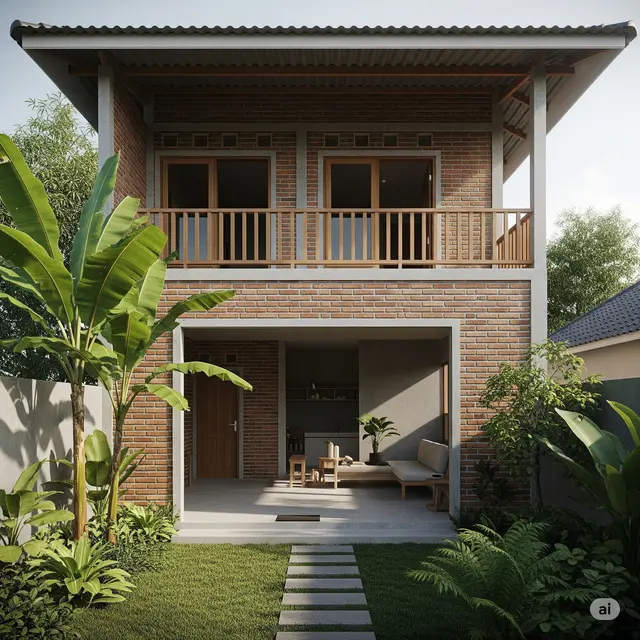 Konsep Open Space dengan Bata Ringan