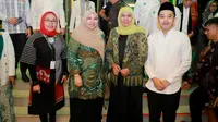 Khofifah saat acara Malam Anugerah 1 Abad NU di Jakarta. (Dian Kurniawan/Liputan6.com)