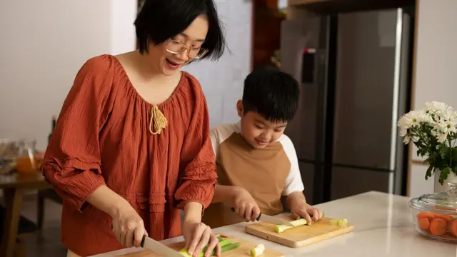 ilustrasi anak mandiri