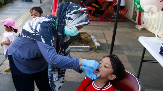 imunisasi Polio saat CFD