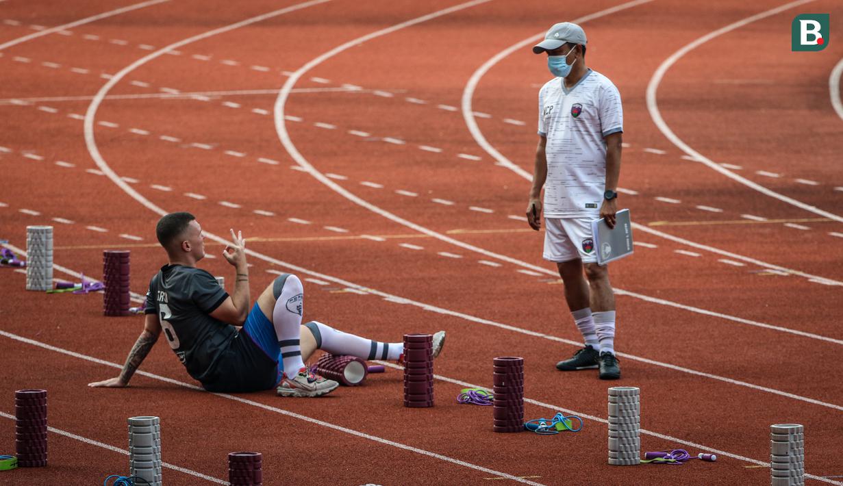 Tim Persita diketahui banyak merombak pemain untuk menghadapi kompetisi BRI Liga 1 musim 2021/2022. Hal tersebut terlihat dengan komposisi pemain asing yang berubah dari musim 2020. (Foto: Bola.com/Bagaskara Lazuardi)