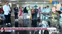 Momen YPP SCTV-Indosiar memberikan bantuan operasi jantung gratis buat anak seorang pedagang cilok dari Garut, Jawa Barat, Chairul. (Merdeka)