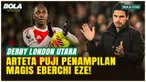 Mikel Arteta memberikan pujian setinggi langit untuk Eberechi Eze setelah gelandang muda itu mencetak hattrick gemilang dalam kemenangan 4-1 atas Tottenham Hotspur. Arteta menyoroti “aura” dan kualitas magis Eze yang memberikan dampak besar di ti...
