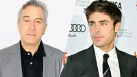 Zac Efron dan Robert DeNiro Bakal Main Film Bareng