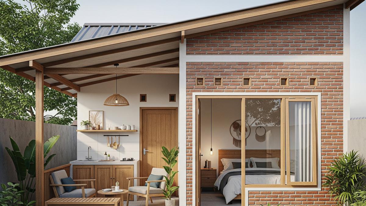 7 Inspirasi Rumah Kampung Low Budget Sederhana 1 Kamar Tapi Estetik