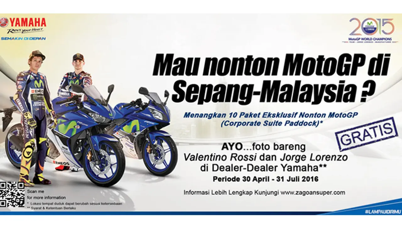 Foto Selfie Berhadiah Nonton MotoGP di Sepang Malaysia, Mau?