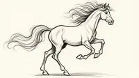 How to Draw a Horse in 4 Styles