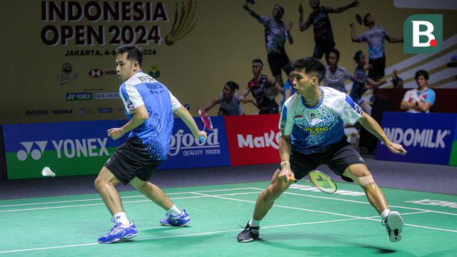 Foto: Sabar/Reza Jadi Harapan Satu-Satunya Tuan Rumah di Semifinal Indonesia Open 2024