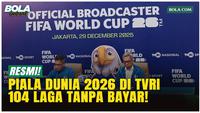 Resmi! TVRI Pegang Hak Siar Piala Dunia 2026, 104 Laga Gratis untuk Rakyat