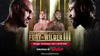Jadwal dan Live Streaming Fury vs Wilder 3 World Heavyweight Championship di Vidio. (Sumber : dok. vidio.com)