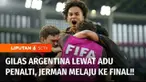 Tim U-17 Jerman memastikan satu tiket ke babak final Piala Dunia U-17 2023. Tim Panser berhasil menggilas Argentina melalui adu penalti.