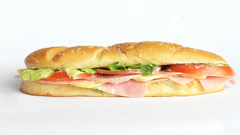 Ilustrasi sandwich kalkun