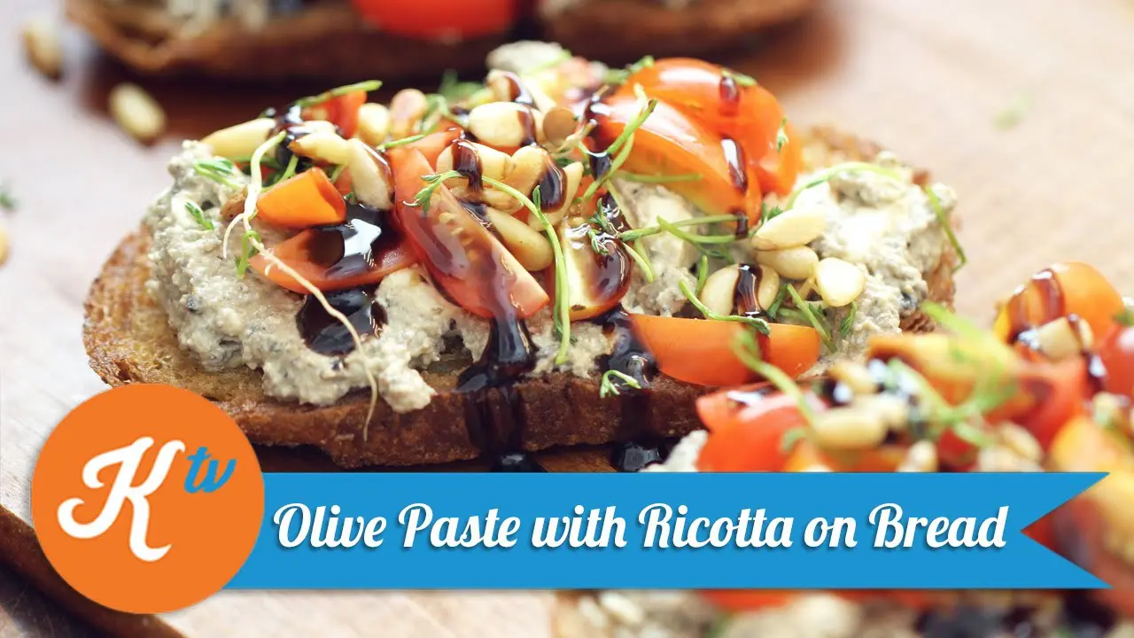 Yuk Sarapan Ala Italia dengan Olive Paste dan Ricotta Bread