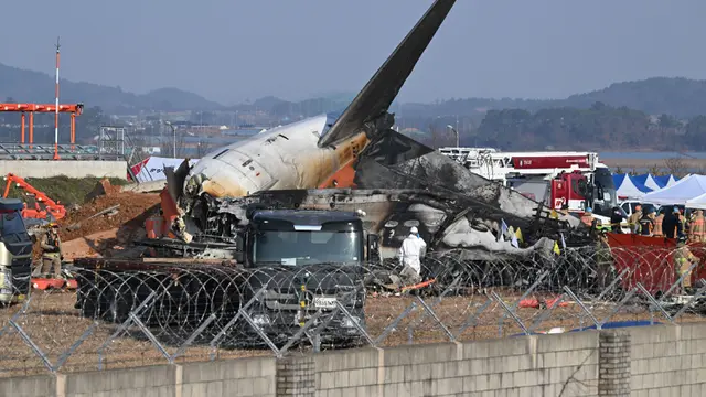 Pesawat Jeju Air Jatuh di Bandara Muan Korea Selatan, Begini Penampakannya