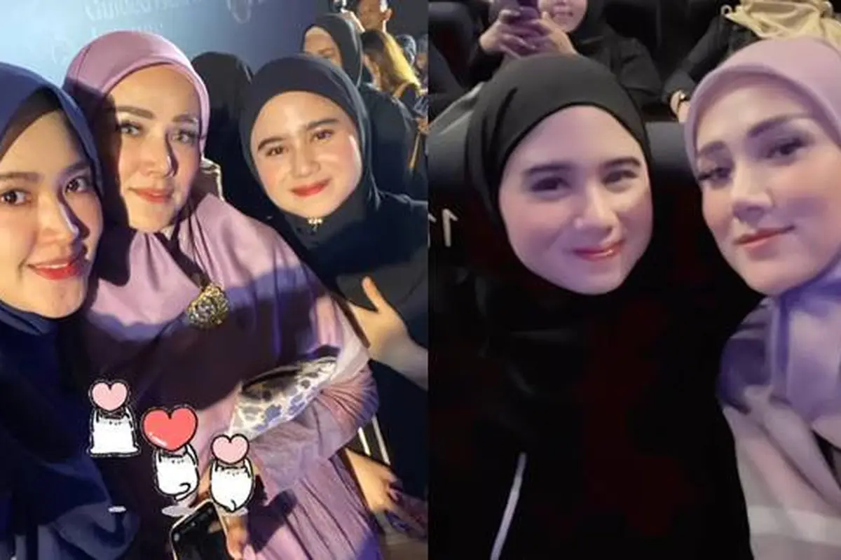 7 Potret Tissa Biani dan Mulan Jameela Hadiri Kajian Ustazah Dunia Shuaib