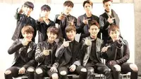 EXO mengungkapkan cerita lucu saat mereka lupa lirik lagu yang dinyanyikannya di atas panggung.