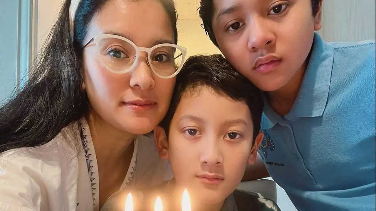 Potret ulang tahun Kana Mahatma anak sulung Marcella Zalianty yang ke-13 tahun (Sumber: Instagram/@marcella.zalianty)
