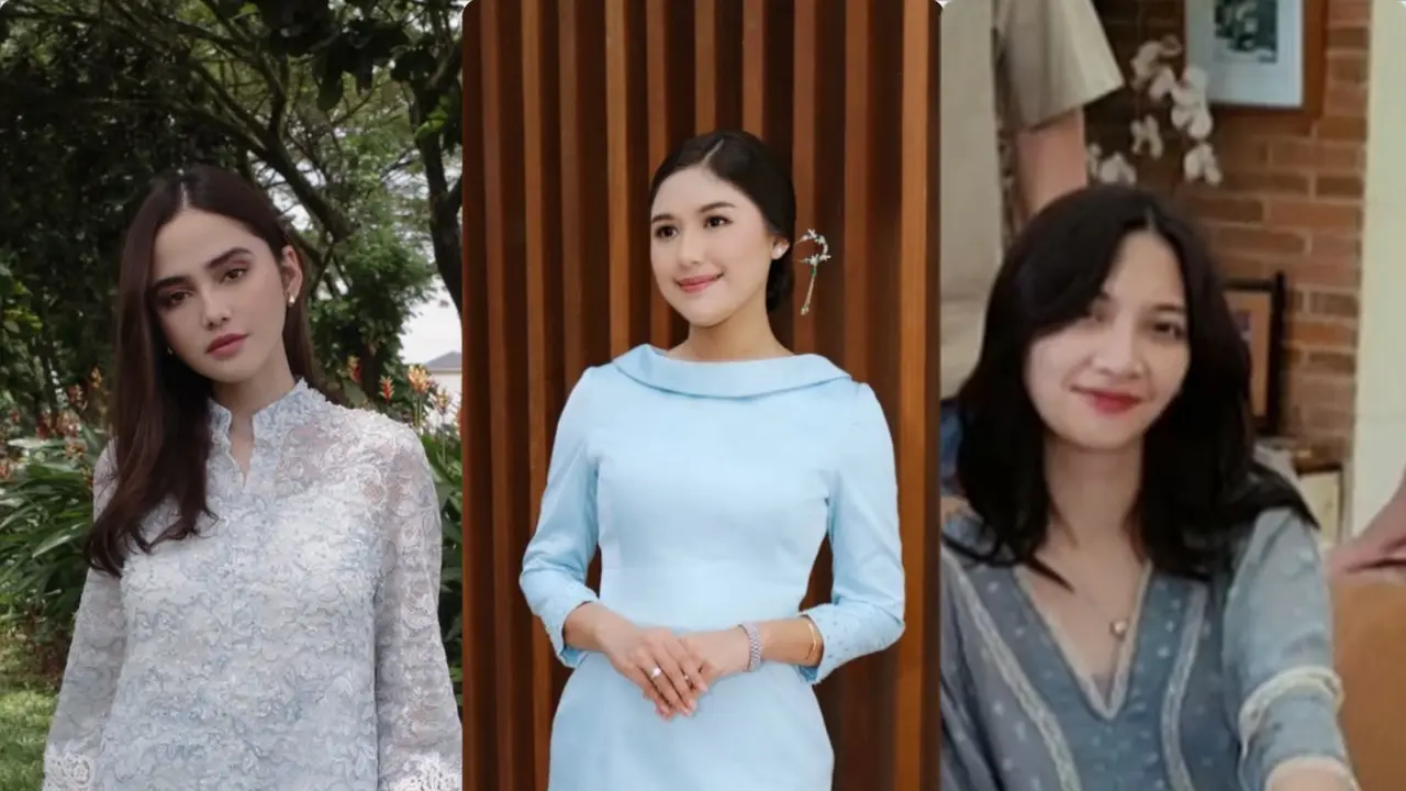 Busana Serba Biru Dominasi Tren Baju Lebaran 2026, Dipakai Syifa Hadju hingga Sheila Dara Aisha
