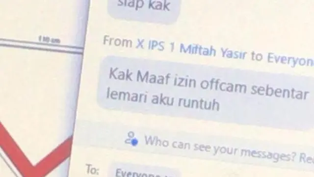 6 Alasan Siswa Izin Matikan Kamera saat Sekolah Online Ini Bikin Ketawa