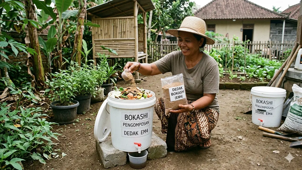 Cara Buat Kompos Bokashi di Rumah