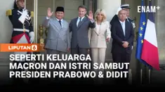 Presiden Prabowo Subianto bertemu Presiden Prancis Emmanuel Macron di Istana Elysee, Paris, Kamis (28/5).