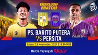 Link Siaran Langsung BRI Liga 1: Barito Putera vs Persita di Vidio