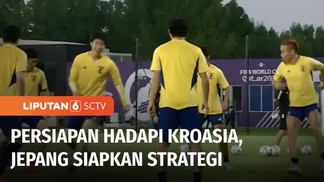 VIDEO: Sukses Tekuk Jerman dan Spanyol, Jepang Persiapkan Diri Lawan Kroasia