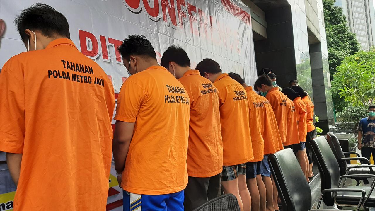 Tersangka kasus pinjaman online (pinjol) ilegal.