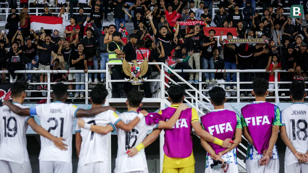 Foto: Ekspresi Pemain Timnas Indonesia U-17 Setelah Dikalahkan Maroko di Laga Pamungkas Grup A Piala Dunia U-17 2023
