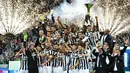 Juventus meraih gelar juara Serie A musim 2014-2015. (AFP/Giuseppe Cacace)