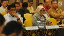Direktur Pembiayaan Pertanian Kementerian Pertanian Sri kuntarsih memberi pemaparan saat FGD di Jakarta, Senin (29/4/2019). FGD membahas strategi permodalan yang berkelanjutan dalam pengembangan agribisnis padi. (Liputan6.com/Angga Yuniar)