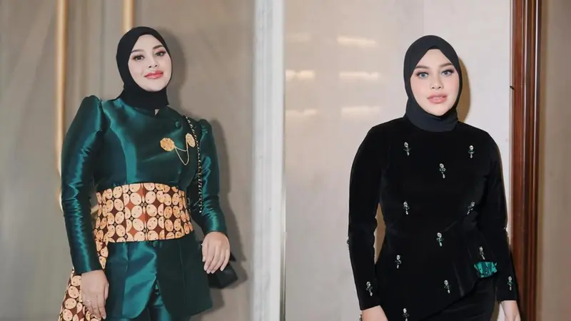 Berat Badan Turun 15kg, Potret Aurel Hermansyah yang Makin Ramping Kenakan Kebaya untuk Kondangan