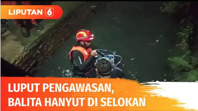 VIDEO: Luput dari Pengawasan, Seorang Balita Hanyut dan Tenggelam di Saluran Air Surabaya