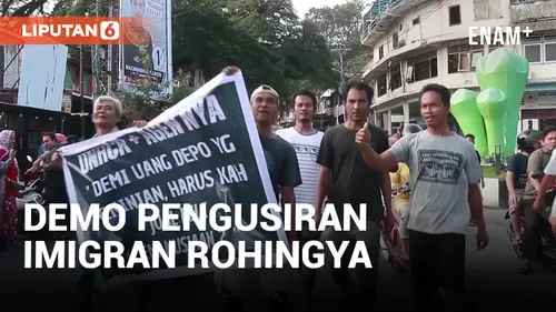 VIDEO: Ratusan Warga Aceh Demo Usir Imigran Rohingya