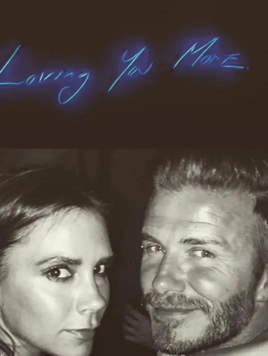 "Selamat ulang tahun untuk perempuanku yang cantik dan penuh gairah, kami semuanya sangat mencintaimu," tulis David lalu diabadikan lewat akun sosialnya. (viainstagram@davidbeckham.Bintang.com)