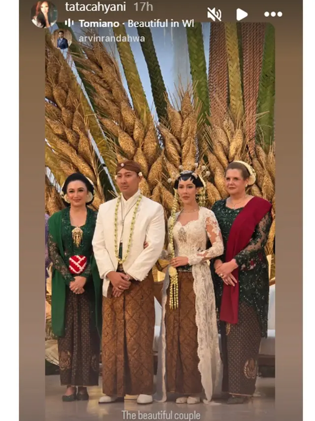 6 Potret Kebaya Para Menantu Keluarga Cendana di Pernikahan Darma Mangkuluhur