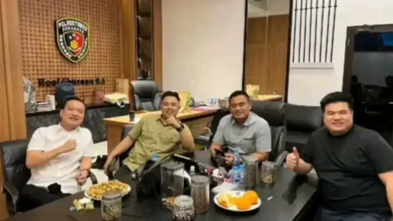 Kompol Teguh Setiawan dan Ivan Sugianto
