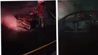 Kronologi Mobil HR-V Terbakar di Tol Jagorawi, Berawal Gagal Nyalip lalu Tabrak Tronton