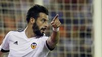 Striker Valencia asal Spanyol, Alvaro Negredo. (AFP/Jose Jordan)