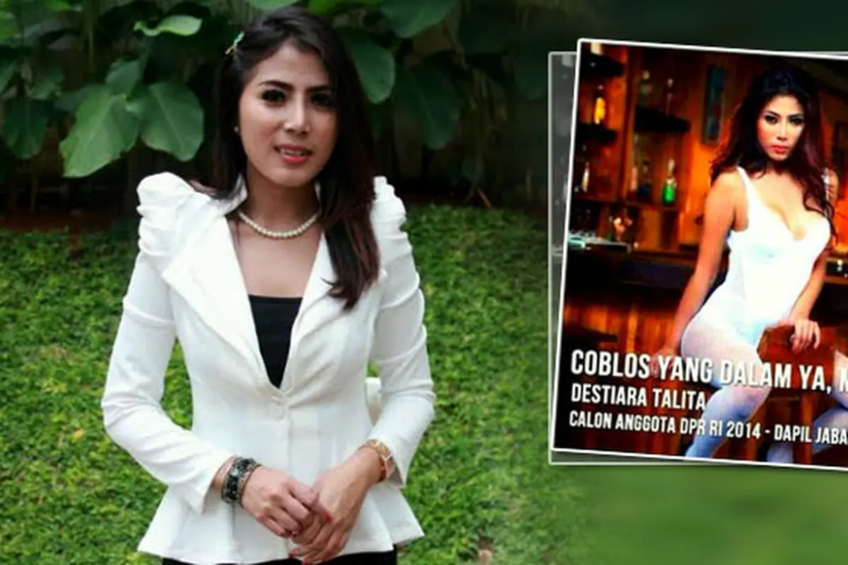 Model Majalah Dewasa Destiara Talita Mantap Nyaleg