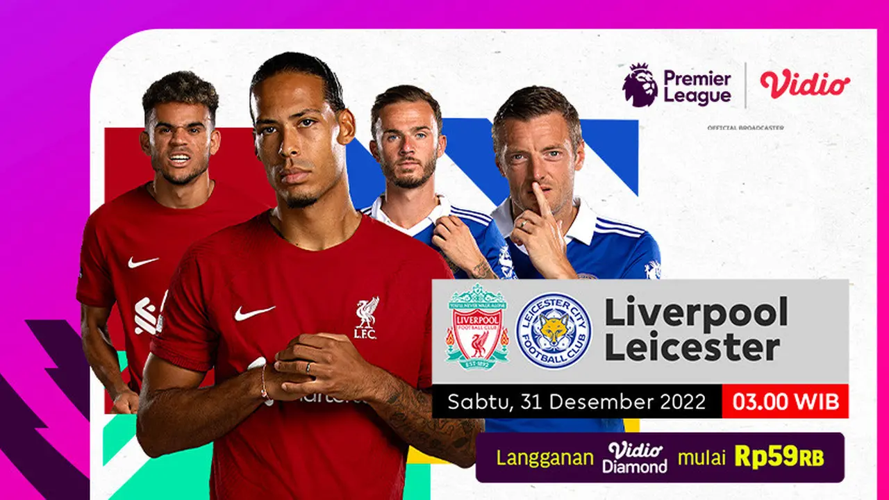 Link Live Streaming Liga Inggris 2022/23 Liverpool Vs Leicester City Sabtu 31 Desember