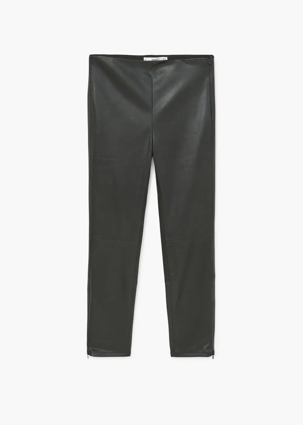Faux-leather trousers Rp. 549.000, Mango