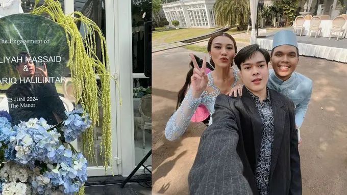 Potret Kebahagiaan Jeje Soekarno Datang di Lamaran Aaliyah Massaid, Rupanya Berteman Sejak Dulu