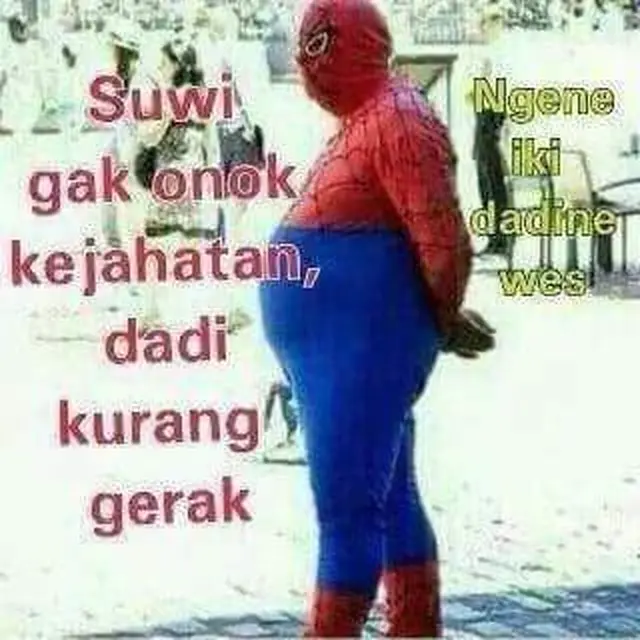 5 Potret Kocak saat Superhero Terlalu Lama 'Di Rumah Saja' Ini Bikin Geli