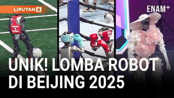 Lomba Robot Humanoid Dunia 2025 Resmi Dibuka di Beijing